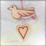 Wood Love Bird - Pyrographed And Crafted With Love